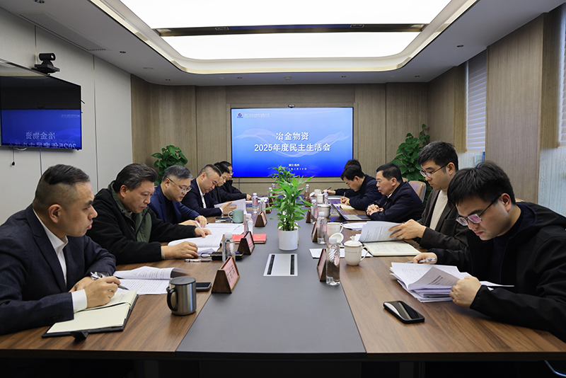 冶金物資黨委召開2025年度黨員領導干部民主生活會